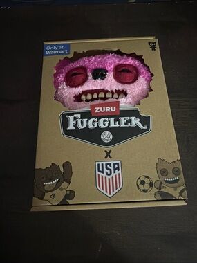 ZURU Fuggler Bear Plush Stuffed Animal Pink USA Soccer Walmart Exclusive